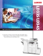 Lanier LD335 Brochure & Specs preview