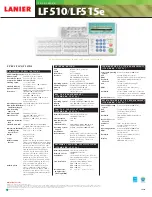 Preview for 6 page of Lanier LF510 Quick Manual