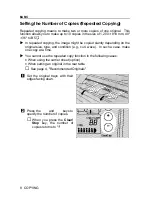 Preview for 16 page of Lanier LW 210 Operating Instructions Manual