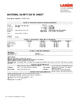 Lanier MAGENTA TONER TYPE 140 Material Safety Data Sheet предпросмотр