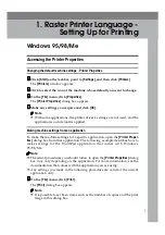 Preview for 7 page of Lanier Printer Unit Type 40 RCP40 Operating Instructions Manual