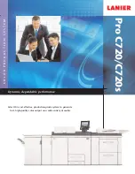 Preview for 1 page of Lanier Pro C720 Quick Manual