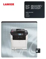 Lanier SP 3500SF Quick Manual предпросмотр