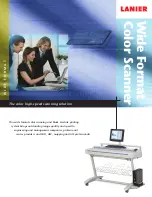 Lanier Wide Format Color Scanner Specifications preview