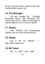 Предварительный просмотр 45 страницы Lanix ilium s200 User Manual