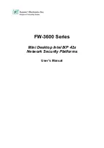 Preview for 1 page of Lanner electronics fw-3600 User Manual