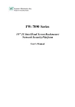 Lanner electronics FW-7890 Series User Manual preview