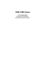 Preview for 1 page of Lanner electronics TEM-370B Series Manual