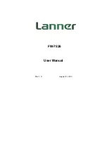 Preview for 1 page of Lanner FW-7526 User Manual