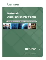 Preview for 1 page of Lanner HCP-72i1 User Manual