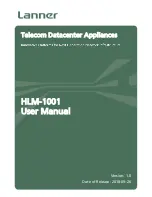 Preview for 1 page of Lanner HLM-1001 User Manual