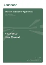 Lanner HTCA-6600 User Manual preview