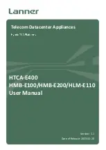 Preview for 1 page of Lanner HTCA-E400 User Manual