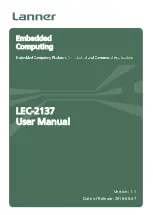 Preview for 1 page of Lanner LEC-2137 User Manual