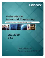 Preview for 1 page of Lanner LEC-2260A User Manual