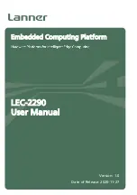 Preview for 1 page of Lanner LEC-2290 User Manual