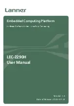 Preview for 1 page of Lanner LEC-2290H User Manual