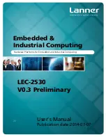 Lanner LEC-2530 User Manual preview