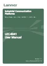 Lanner LEC-6041B User Manual preview