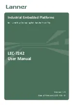 Preview for 1 page of Lanner LEC-7242 User Manual