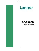 Lanner LEC-7900D User Manual preview