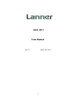 Предварительный просмотр 1 страницы Lanner NCA-1011 User Manual