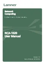 Предварительный просмотр 1 страницы Lanner NCA-1020A User Manual