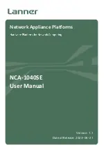 Lanner NCA-1040SE User Manual предпросмотр