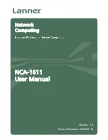 Lanner NCA-1611A User Manual предпросмотр