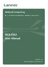 Предварительный просмотр 1 страницы Lanner NCA-2522 User Manual