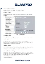 Preview for 34 page of Lanpro LP-348 User Manual