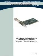 Lanpro LP-PCI/P Manual preview