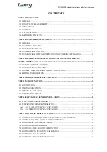 Preview for 2 page of lanry TF1100-EC Operation & Maintenance Manual