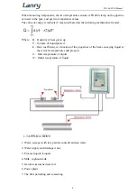 Preview for 5 page of lanry TF1100-EC Operation & Maintenance Manual