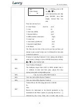 Предварительный просмотр 28 страницы lanry TF1100-EC Operation & Maintenance Manual