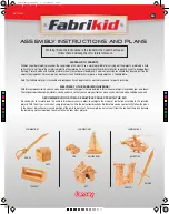 Предварительный просмотр 3 страницы Lansay Fabrikid Assembly Instructions And Plans