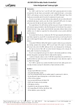 Предварительный просмотр 1 страницы LANSING LIGHTING JCL50F Manual