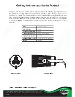 Preview for 5 page of Lanta Orion Sunspot Owner'S Handbook Manual