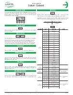 Preview for 4 page of Lanta Saturn Cuboid Owner'S Handbook