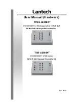 Lantech 10/100/1000T User Manual предпросмотр