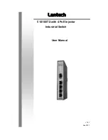 Lantech 5 10/100TX w/ 4 PoE Injector Industrial Switch User Manual предпросмотр