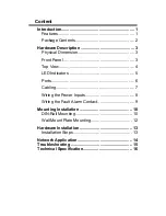 Preview for 3 page of Lantech 5 10/100TX w/ 4 PoE Injector Industrial Switch User Manual