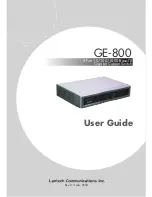 Предварительный просмотр 1 страницы Lantech GE-800 User Manual