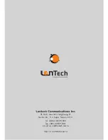 Предварительный просмотр 10 страницы Lantech GE-800 User Manual