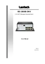 Предварительный просмотр 1 страницы Lantech IES-2008B-DNV User Manual