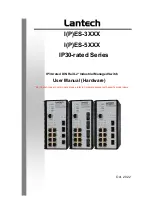 Предварительный просмотр 1 страницы Lantech IES-3 Series User Manual