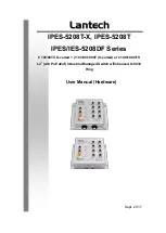 Предварительный просмотр 1 страницы Lantech IES-5208DF Series User Manual