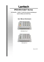 Lantech IES-5222T Series User Manual preview