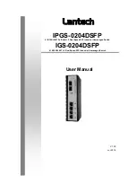 Предварительный просмотр 1 страницы Lantech IGS-0204DSFP User Manual