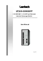 Lantech IGS-0208GSFP User Manual preview